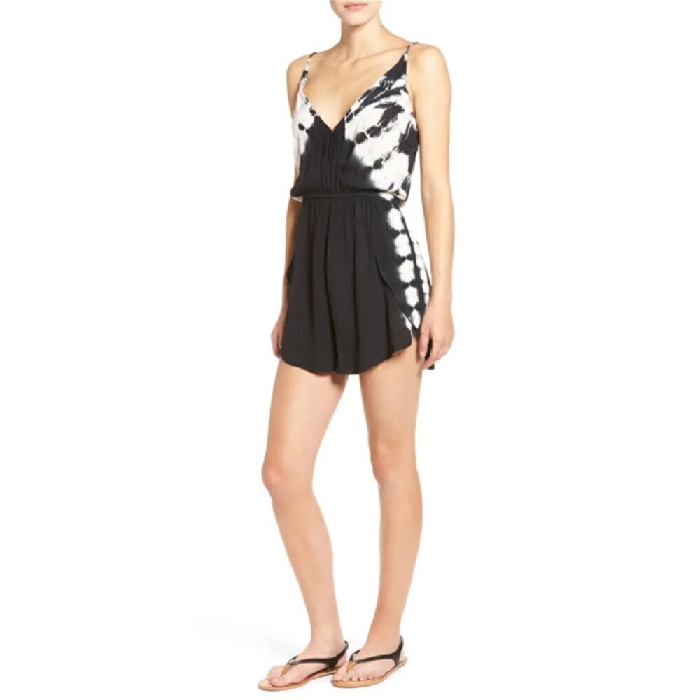 AMUSE SOCIETY |  'Sundaze' Tie Dye Woven Romper